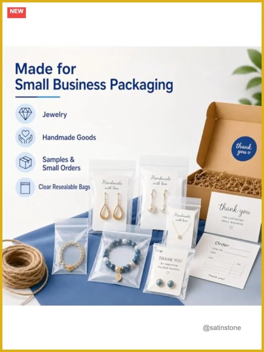 200 Pack Small Plastic Bags 2x3 3x3 3x5 4x6 Inch Clear Zipper Lock Bags for
